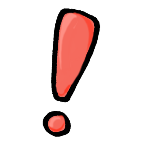 ビックリマーク　イラスト 素材